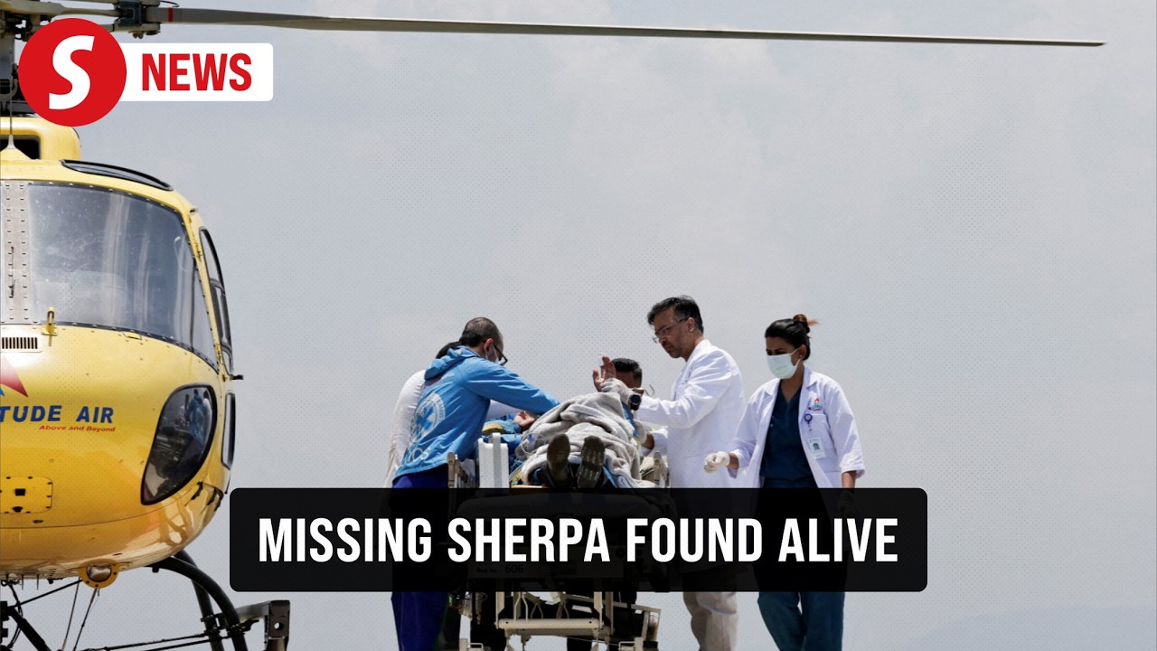 Sherpa rescued after going missing on Everest with no food, oxygen