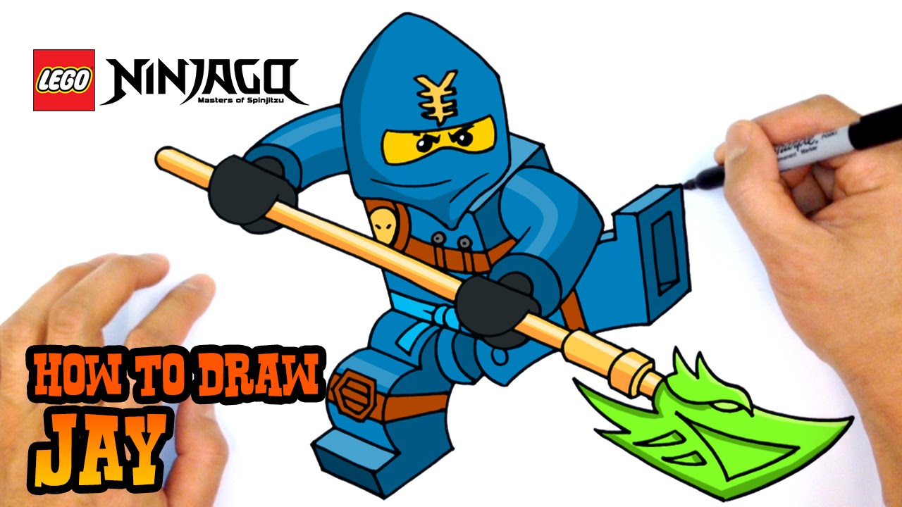 How to Draw Ninjago Jay | Beginner Drawing Tutorial (Step-by-Step)