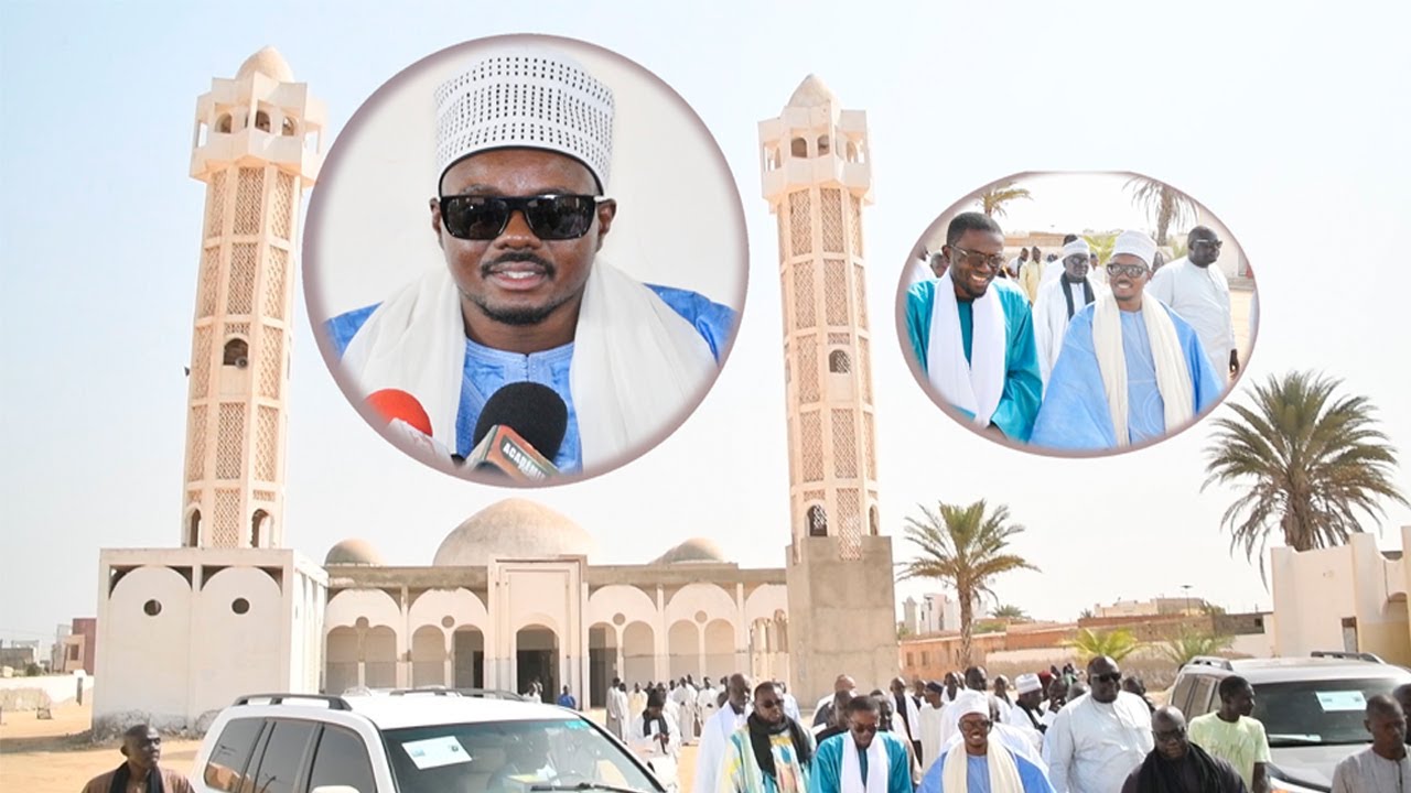 Visite délégation Serigne Bassirou Mbacké Abdou Khadr à la Grande Mosquée Mouride de Saint Louis