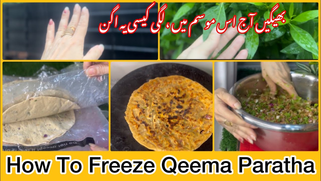 Monsoon/Rainy Day Vlog | How To Make&Freeze Keema Paratha | قیمہ پراٹھا کیسے فریز کریں | WomeniaATF