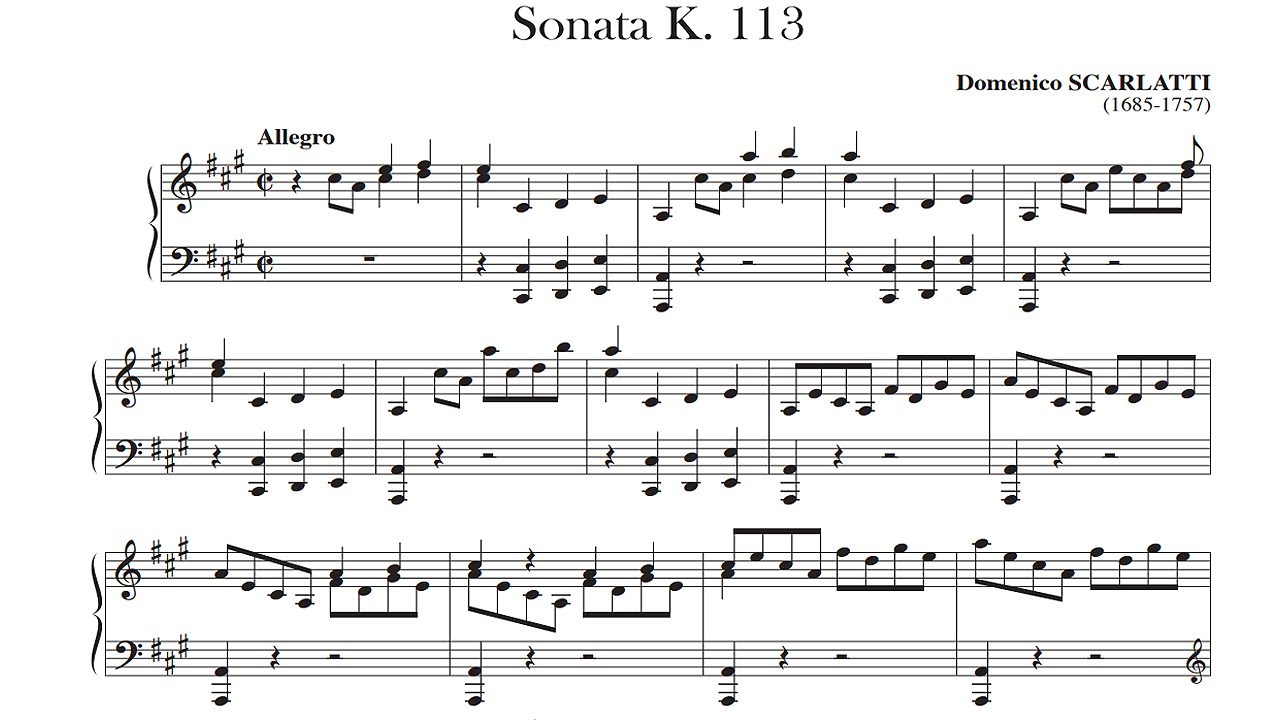 Scarlatti: Sonata in A major K. 113 - Anthony di Bonaventura, 1988