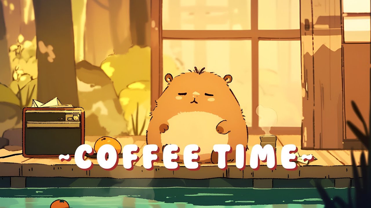 [Long Session] Capybara Beats & Lofi | Relaxing Beats to Study/Sleep/Chill 🦫 🎧 ✨ | Background Music