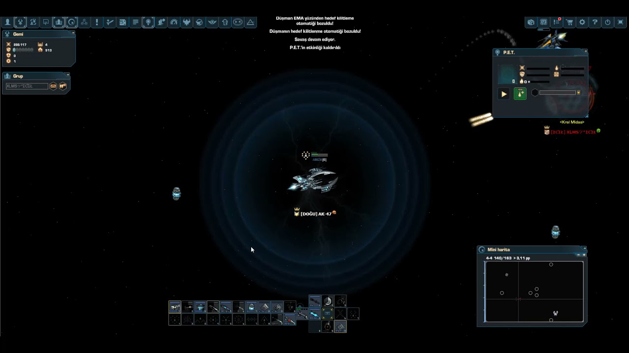 Darkorbit Tr4-6 AK-47 VS XLMS[ECEL]