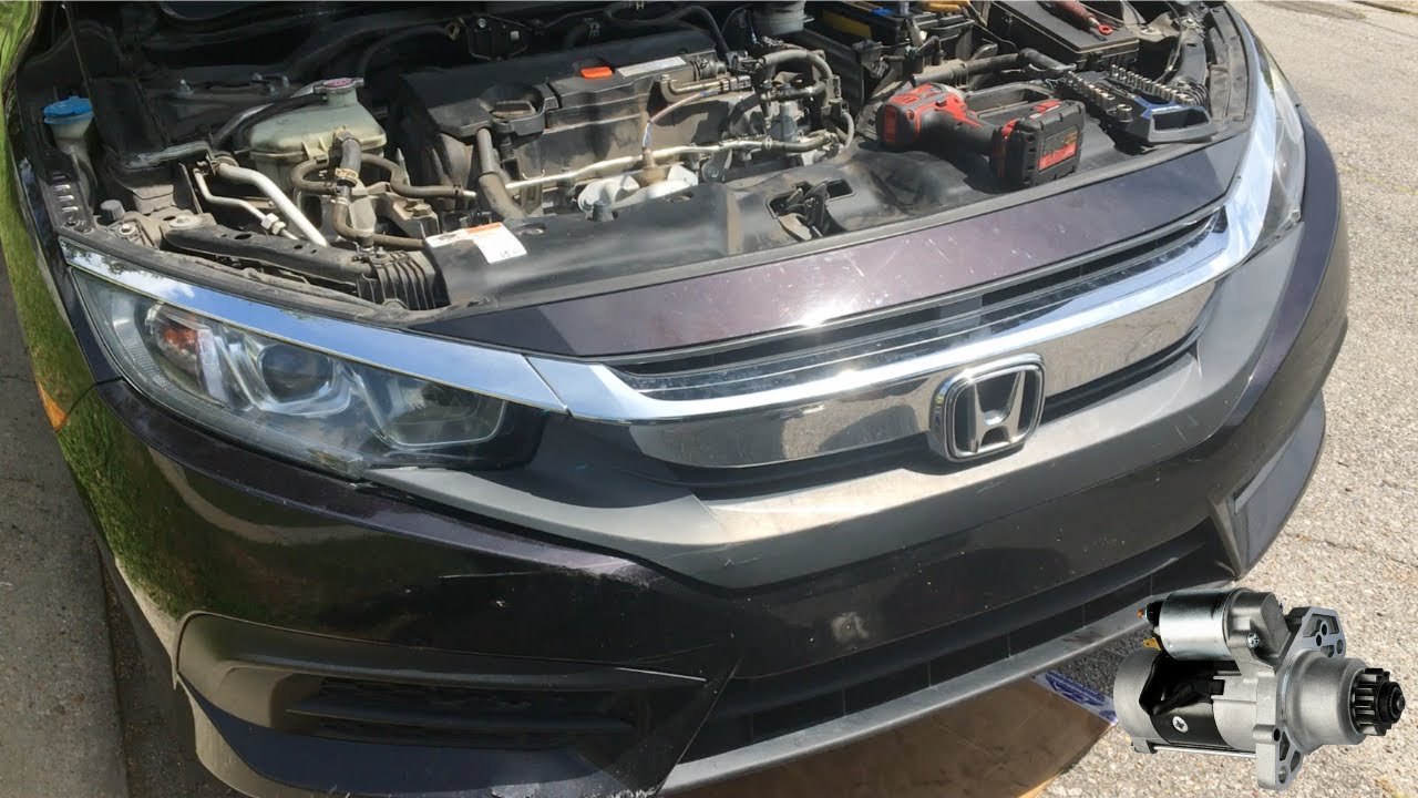 2018 Honda Civic Starter Replacement the easy Way