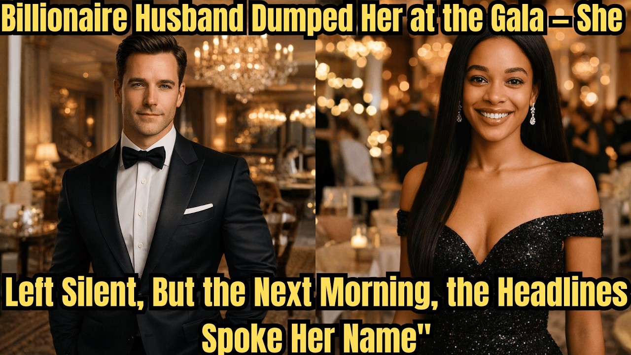 Billionaire Husband Dumped Her at the Gala — But the Next Morning, the Headlines Spoke Her Name