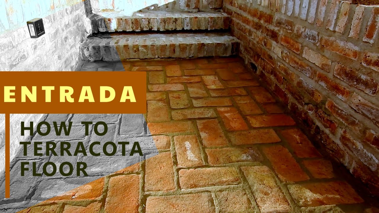 ¡Piso de Ladrillo RÚSTICO y FÁCIL! (trucos que no te puedes perder)