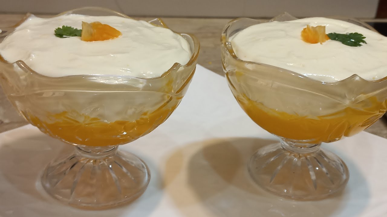 Creamy Orange Mousse Recipe # Orange Dessert # By Food Junction