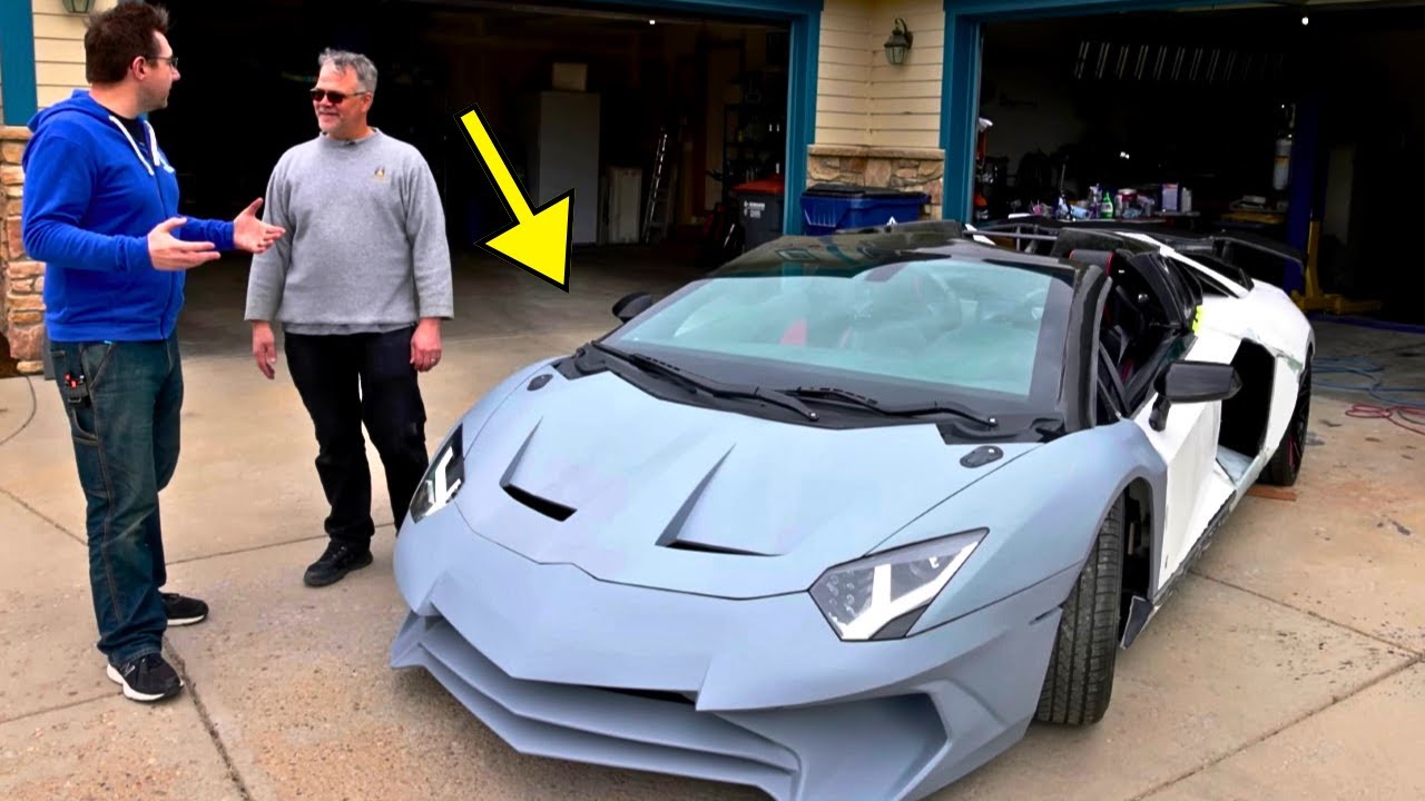 Этот мужчина вместе с сыном распечатал на 3D-принтере Lamborghini в своем гараже!