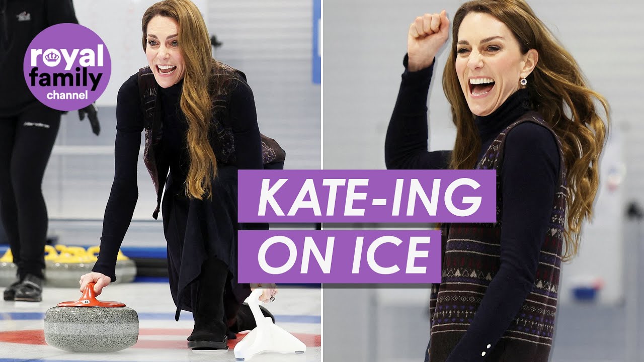 Princess Kate Keeps Her Cool on the Ice as She Tries Curling