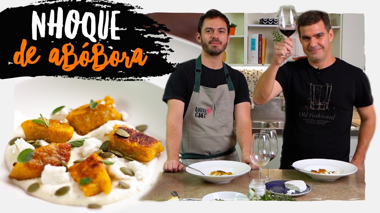 NHOQUE DE ABÓBORA E FONDUTA DE QUEIJO DE CABRA :: UNDERCHEF