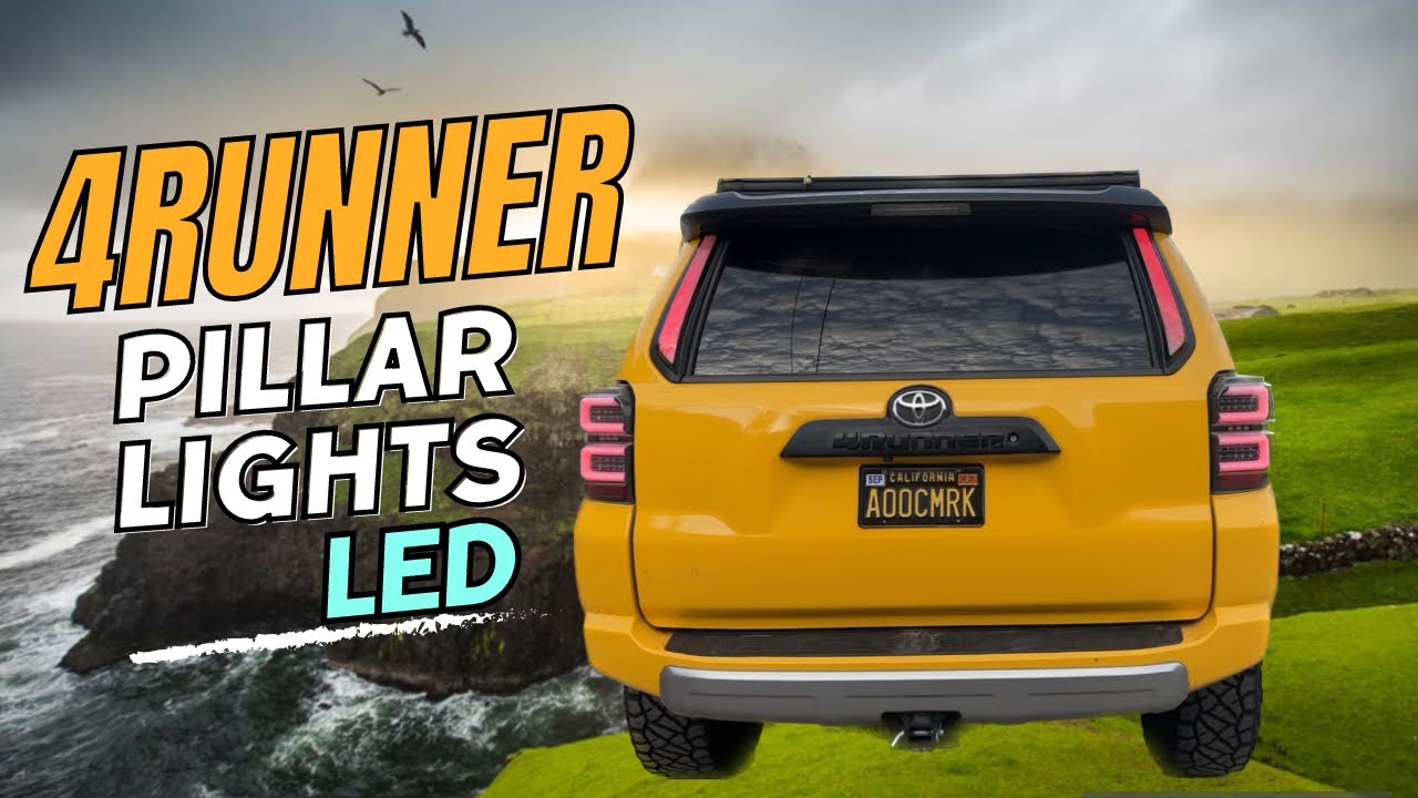 Easy Install Tailgate Pillar Lights for 4Runner