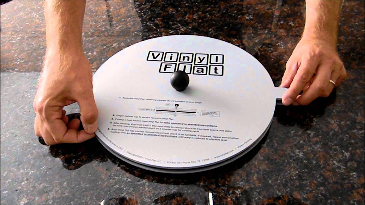 Vinyl Flat Record Flattener