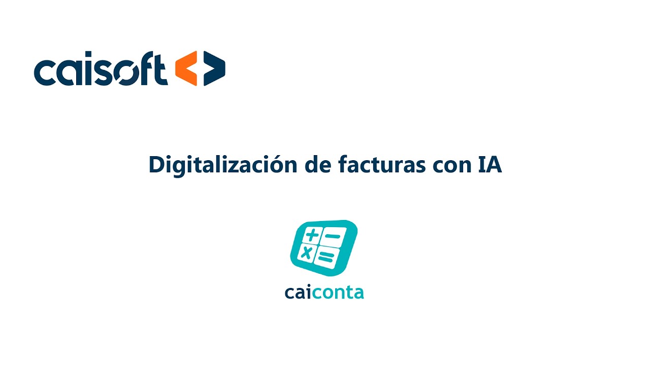 🎥 Módulo de digitalización de facturas con IA | CAICONTA en la web