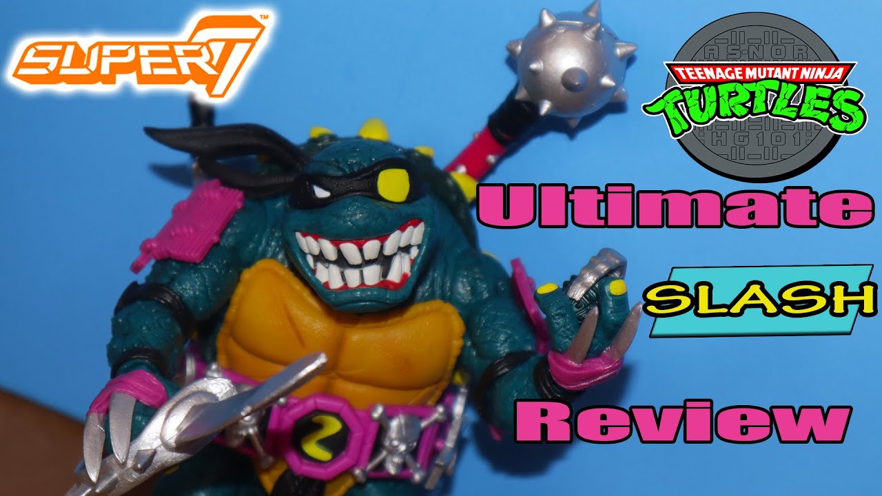 Super7 Ultimates! Teenage Mutant Ninja Turtles Wave 6 SLASH Action Figure Review