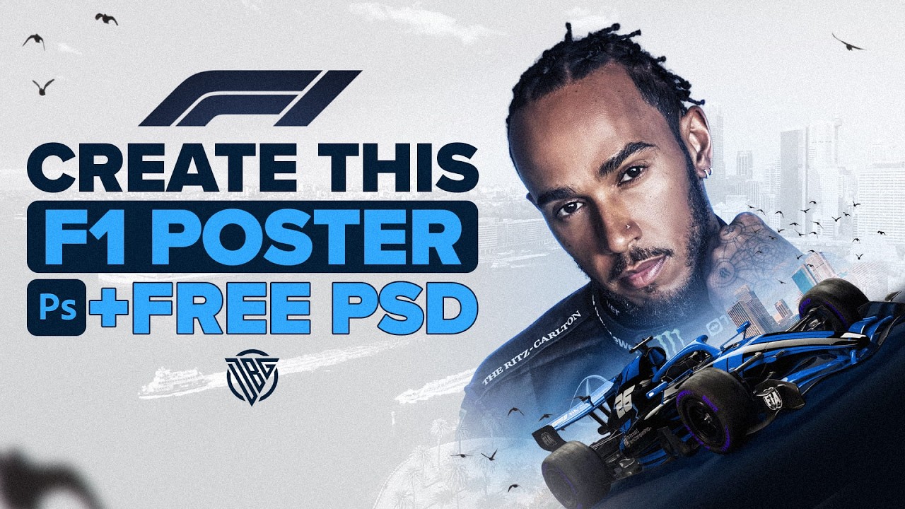 Create This F1 Poster in Photoshop | Formula 1 Poster Design Tutorial + Free PSD
