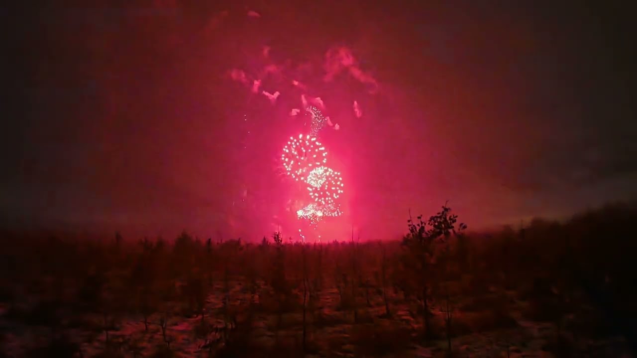 Silvestr, ohňostroj, Šťastný Nový Rok 2025/2026, Happy New Year, Praha, Czech, Česká republika, 4K