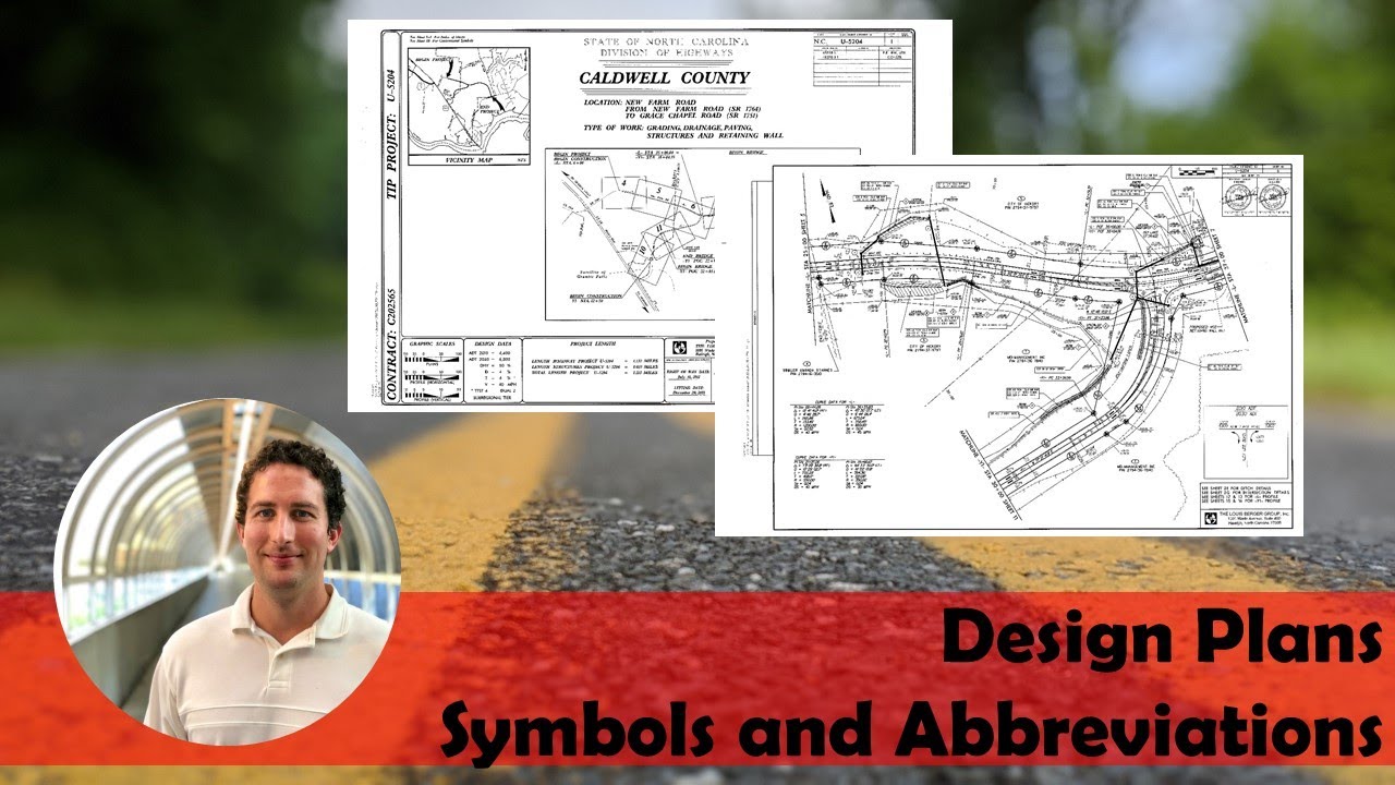 Symbols and Abbreviations on Highway Design Plans