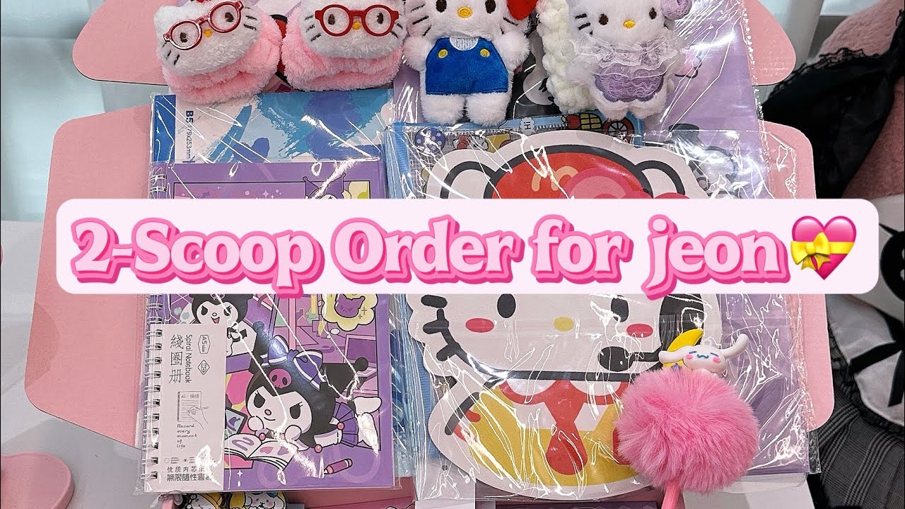 2-Scoop Order for jeon 💖