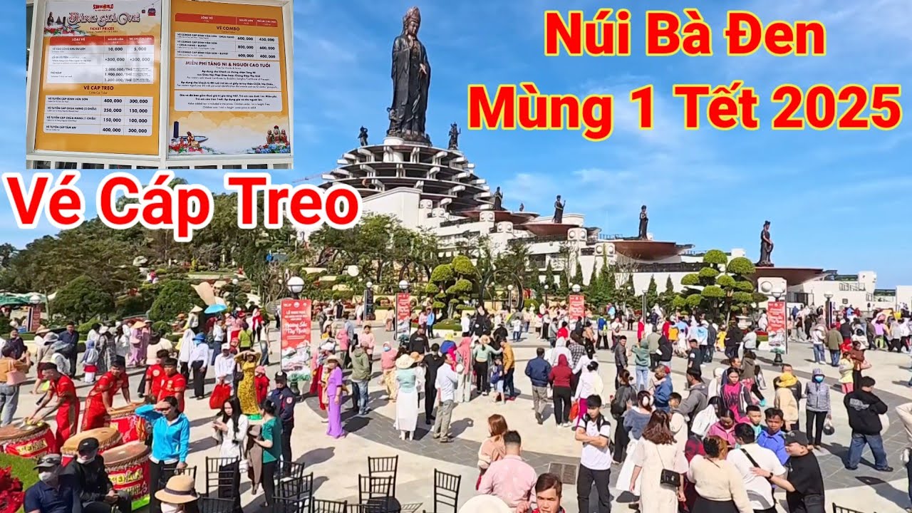 Giá Vé Cáp Treo Núi Bà Đen Tây Ninh 