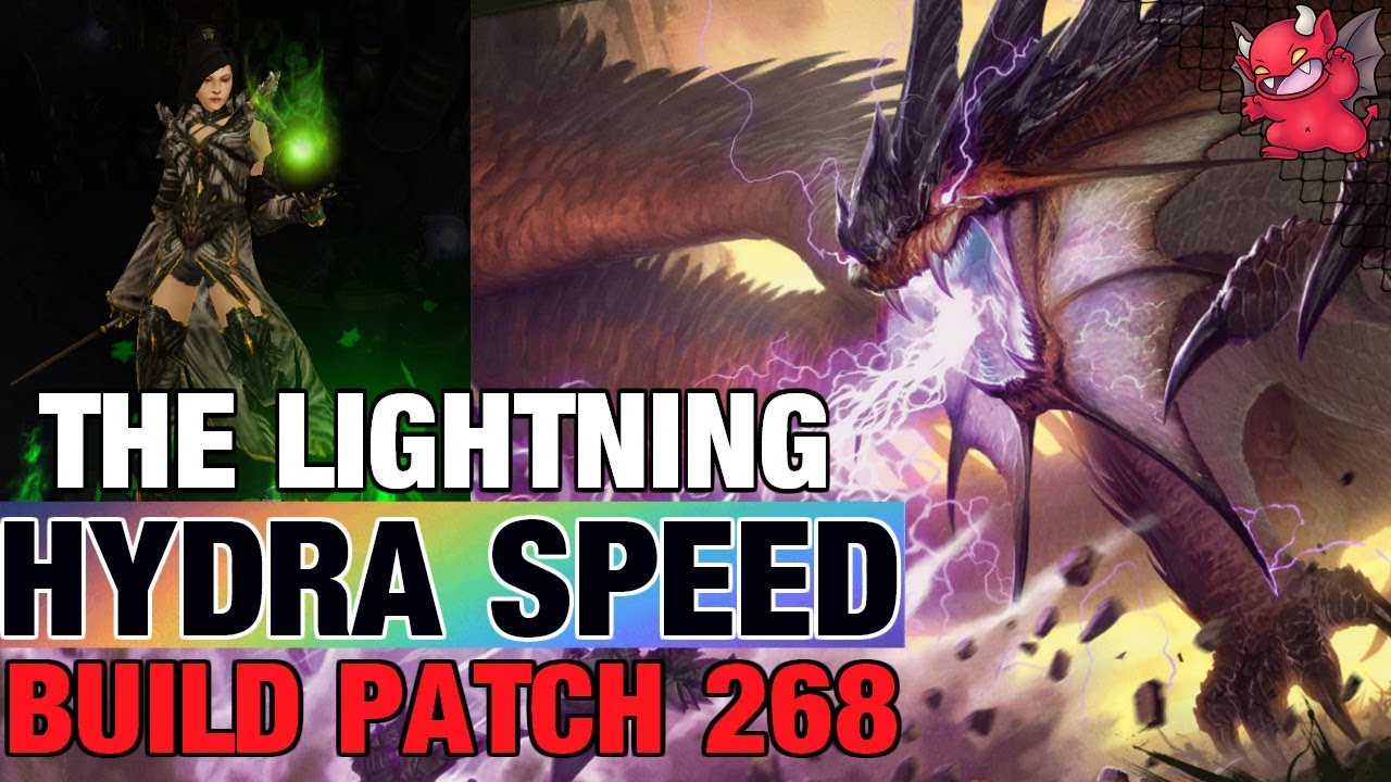 Lightning Hydra Speed Build Typhons Veil Season 20 Patch 2.6.8 Diablo 3 Build Guide