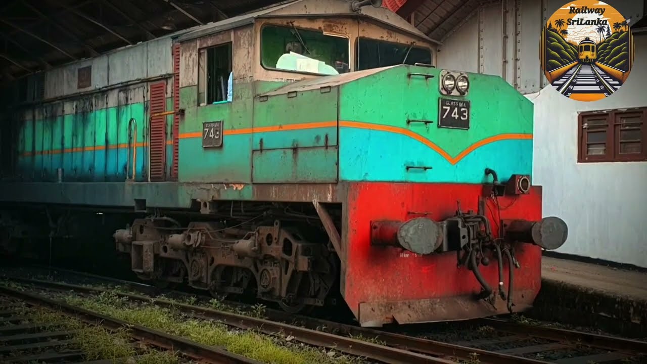 Canadian Class M4-743 'Madhu' @ Fort Railway Station.. #railway #travel #srilanka #yt #traintravel