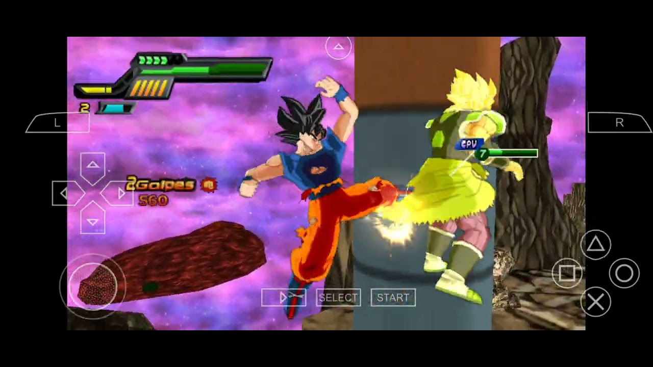 Jugando dragon ball Budokan tenkaichi 4