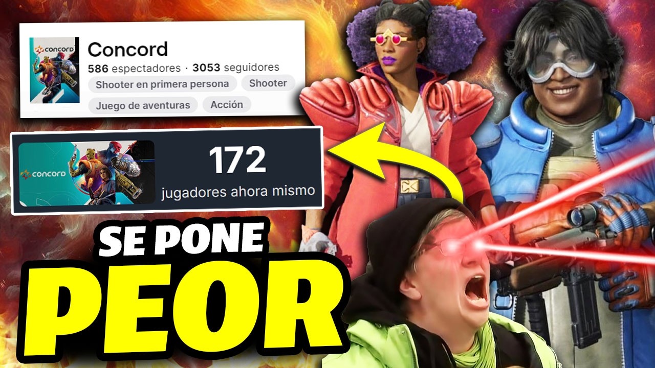 Concord MENOS de 200 jugadores 🤣 Progres NO SE RINDEN y AFIRMAN que puede ser un &Eacute;XITO