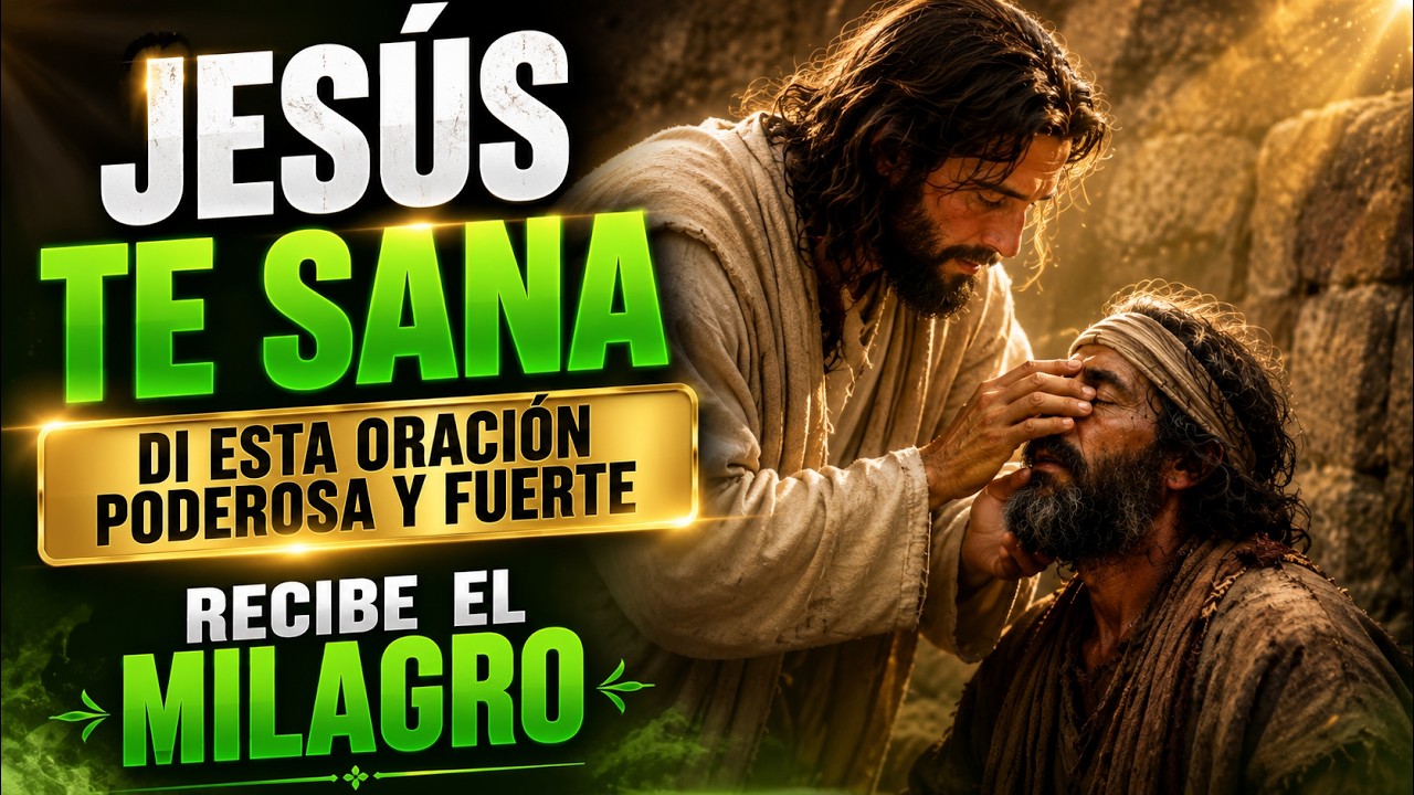 🙏⚠️JESÚS TE SANA DI ESTA ORACIÓN PODEROSA Y FUERTE