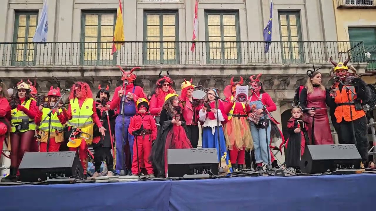 Es Segovia 247. Carnaval Segovia 2026. Domingo Gordo de Carnaval. Copla de La Semifusa 15/2/2026