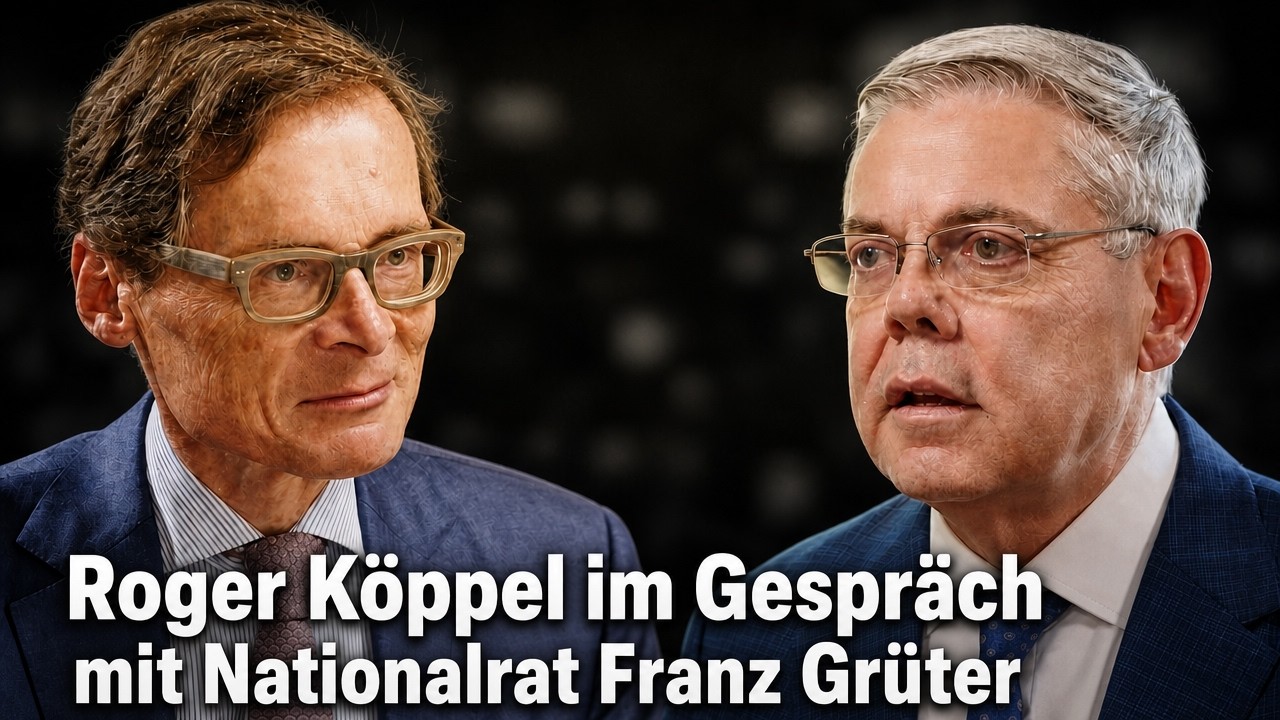 KI, Weltpolitik und die Zukunft Europas: Roger K&ouml;ppel im Gespr&auml;ch mit Nationalrat Franz Gr&uuml;ter