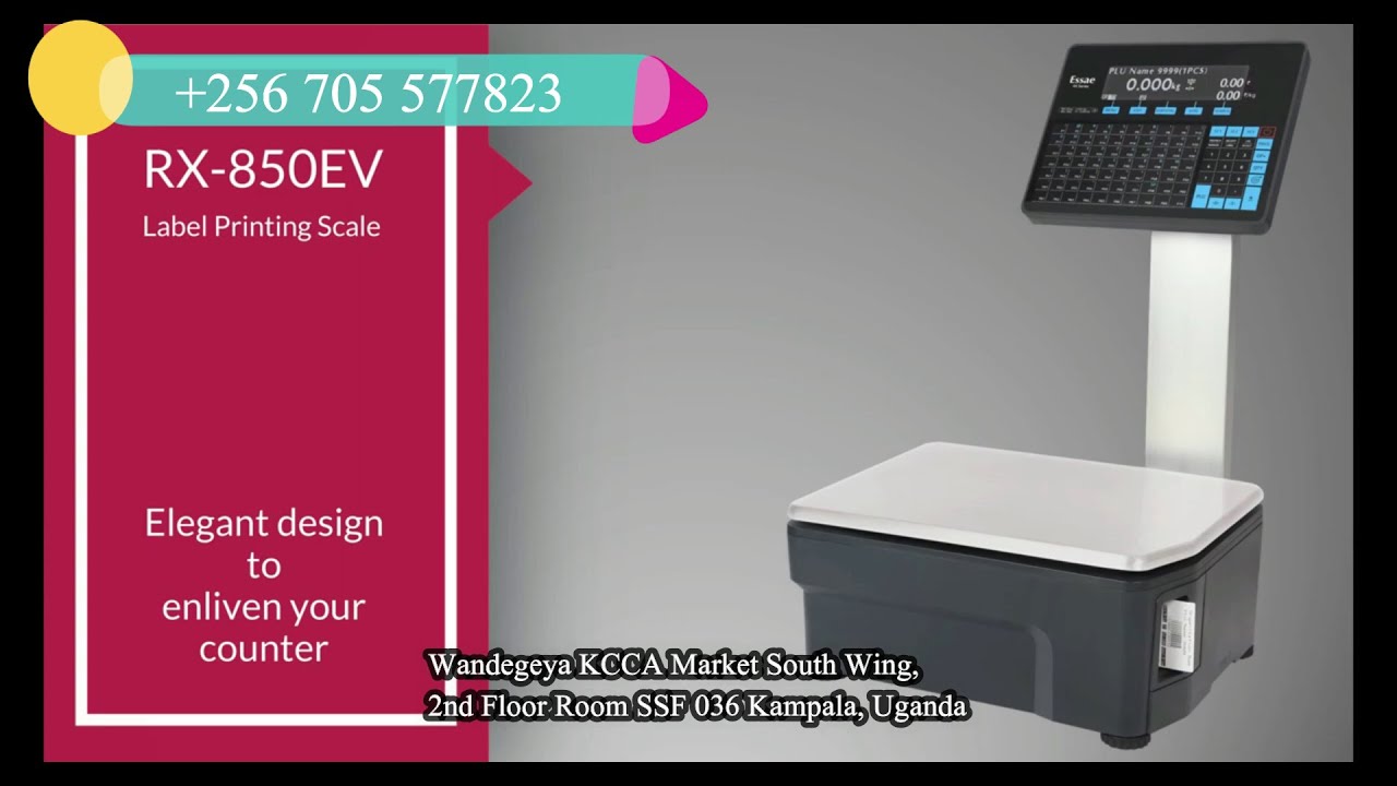 Electronic Barcode Label printing scales in Kampala Uganda
