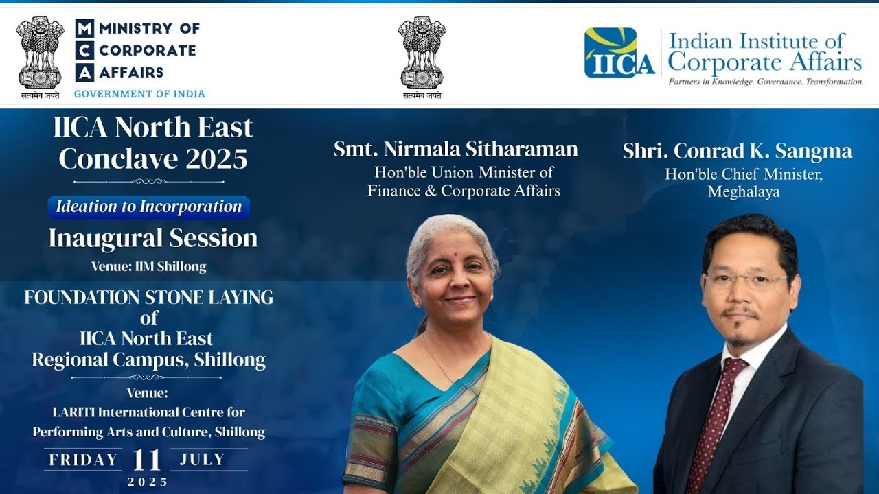 Foundation stone laying of IICA Northeast Regional Campus and IICA North East Conclave 2025