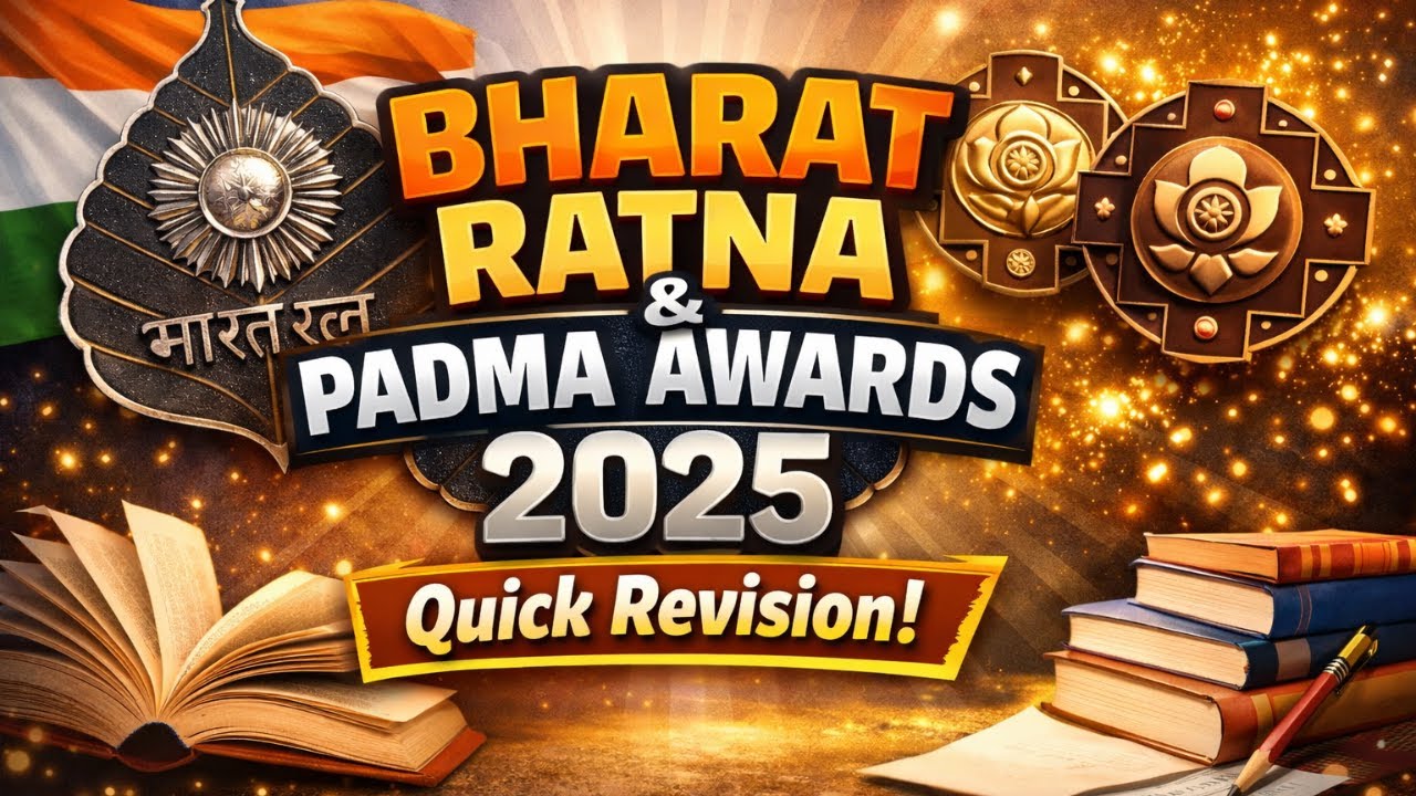 🔥Bharat Ratna  & Padma Awards 2025