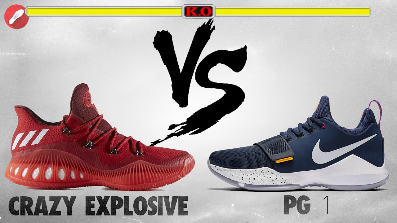 Adidas Crazy Explosive Low vs Nike PG 1!