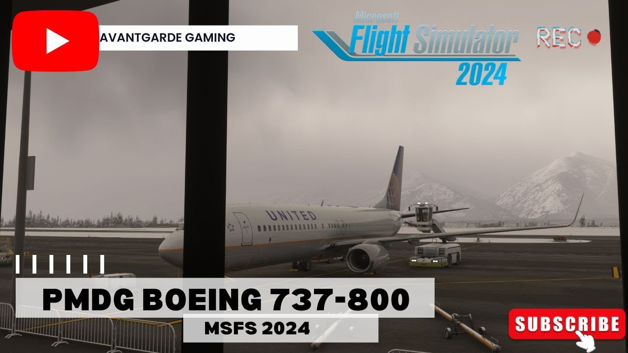 4K Short Runway Ops | Challenging Winter Arrival into Jackson Hole | PMDG 737 | MSFS 2024