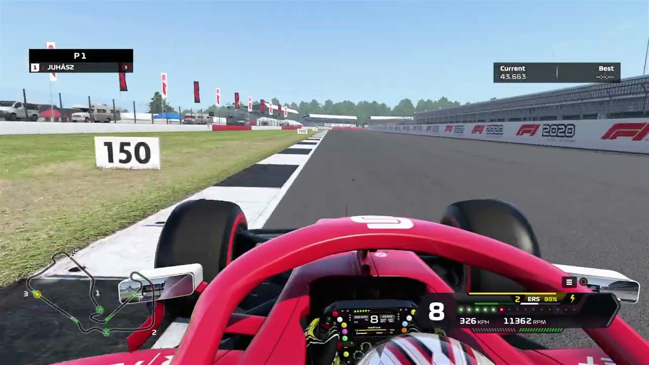 F1 2020 Maxed out My Team cars are brutal