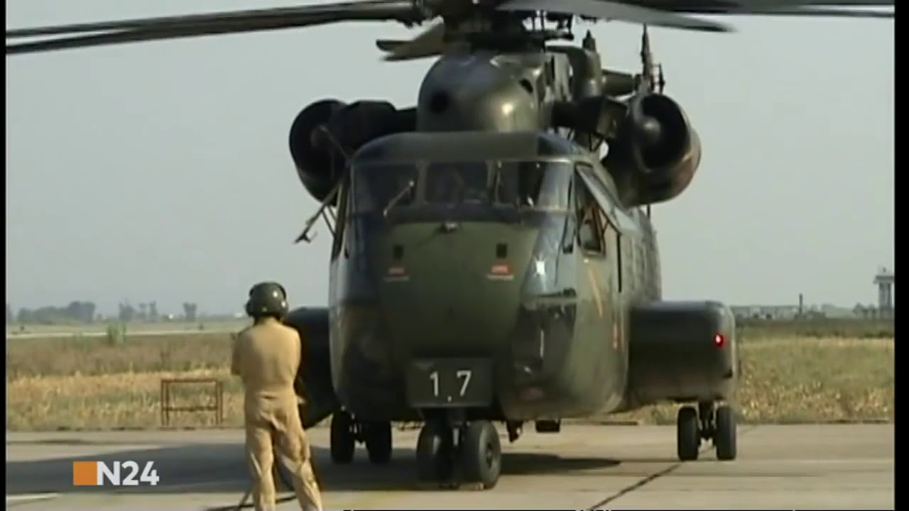 Heeresflieger als Feuerwehr in Griechenland - Sikorsky CH-53
