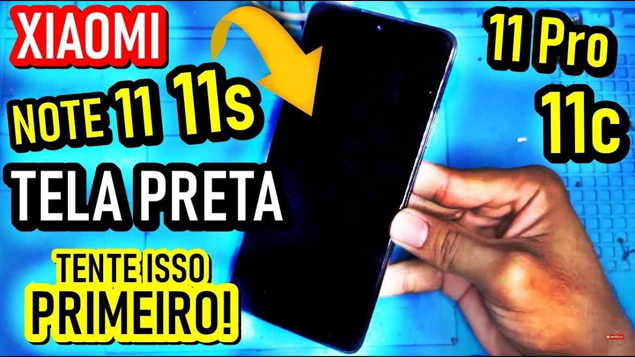 XIAOMI NOTE 11, 11 Pro, 11s a TELA PRETA ? TENTE ISSO PRIMEIRO!