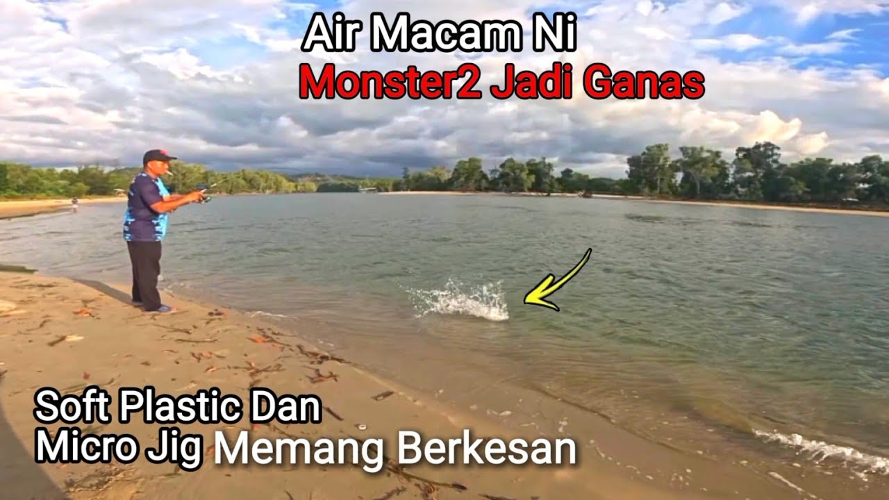 Umpan Soft Plastic Dan Micro Jig Di Serang Ikan - Ikan Monster