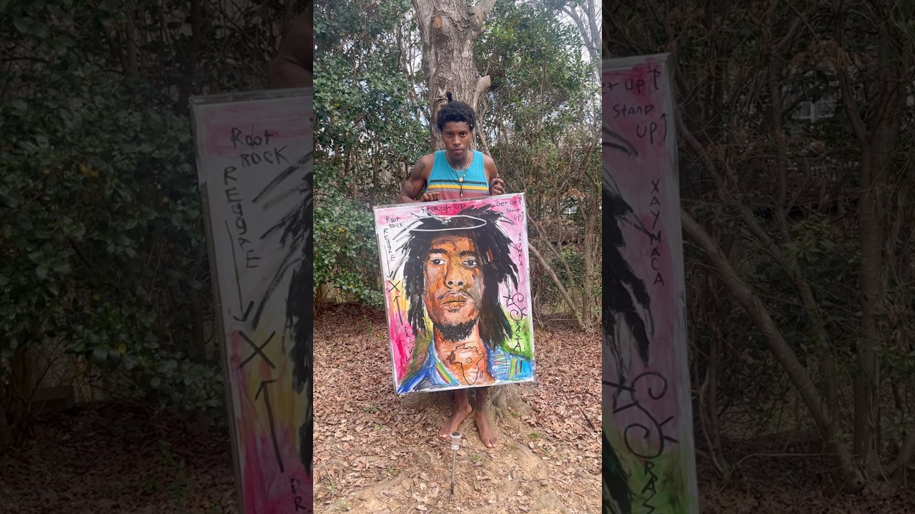 BOB MARKEY 🙏🏾🇯🇲 #creativepassion #art #painter #abstractart #creativeart #creativity
