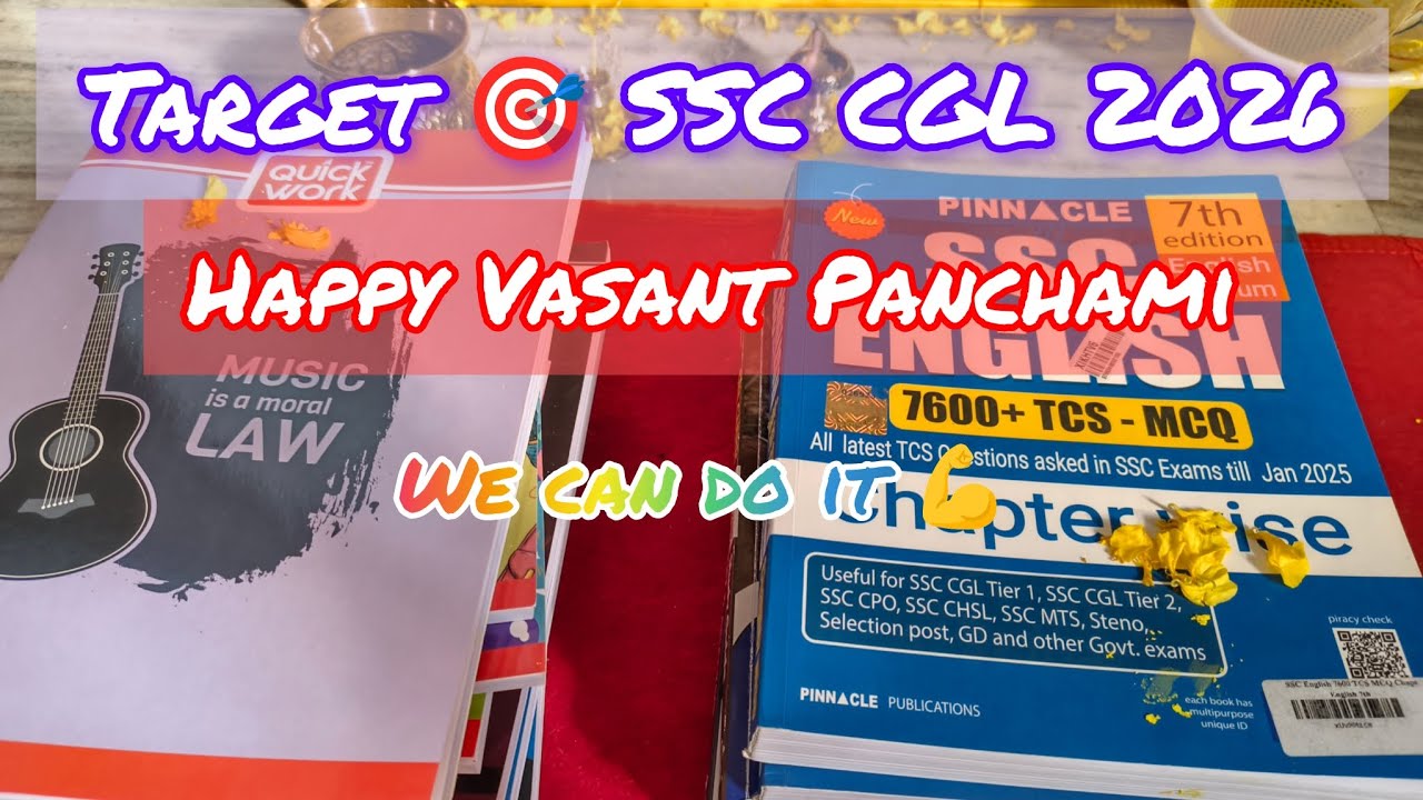 Target 🎯 SSC CGL 2026 | Happy Vasant Panchami #motivation #sscghl #ssc #ssccgl #governmentexam #exam