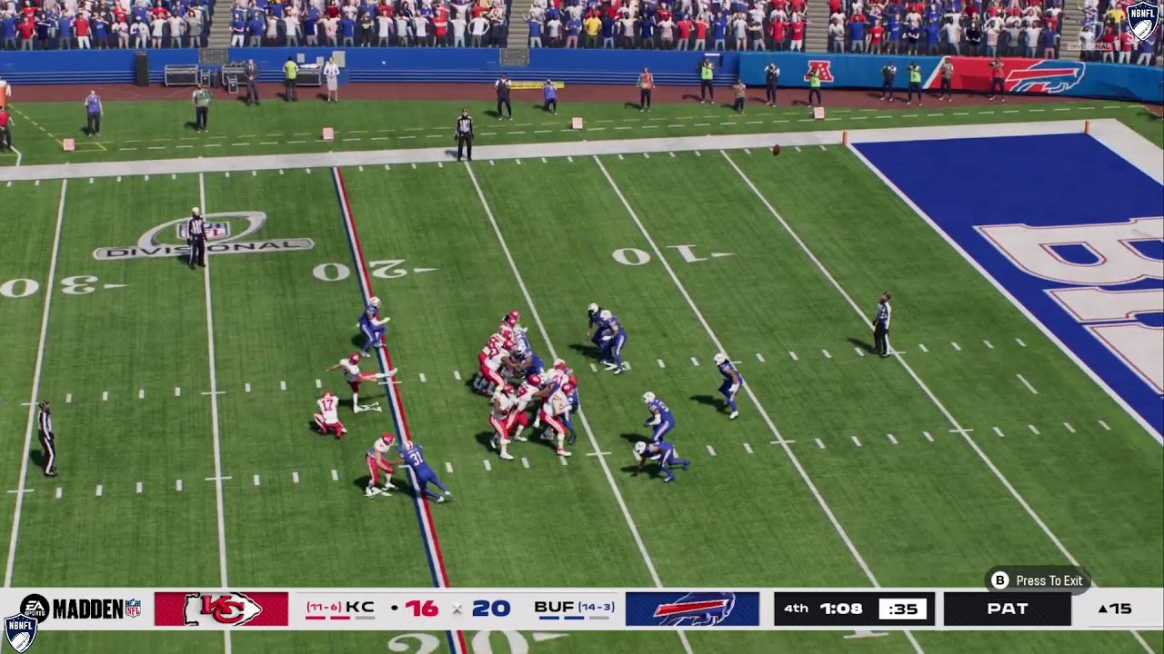 NBNFL | Chiefs @ Bills | Playoff Divisional Round | 2025