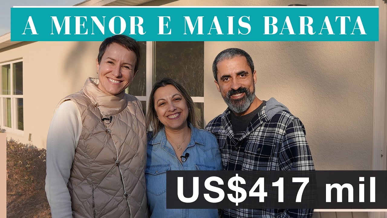 QUAL CASA FOI A ESCOLHIDA? - PRIMEIRA CASA NOS EUA - MENOR E MAIS BARATA