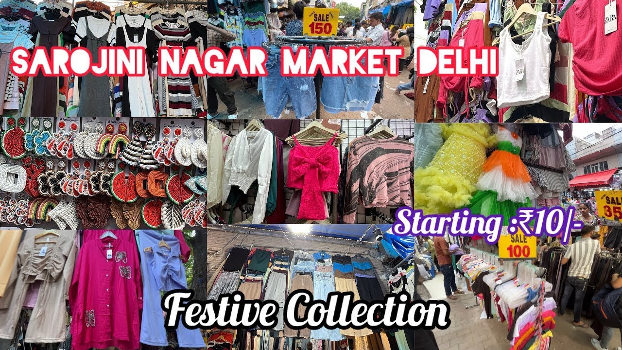 Sarojini Nagar Market Delhi | Latest Navratri Collection With Shop Number 