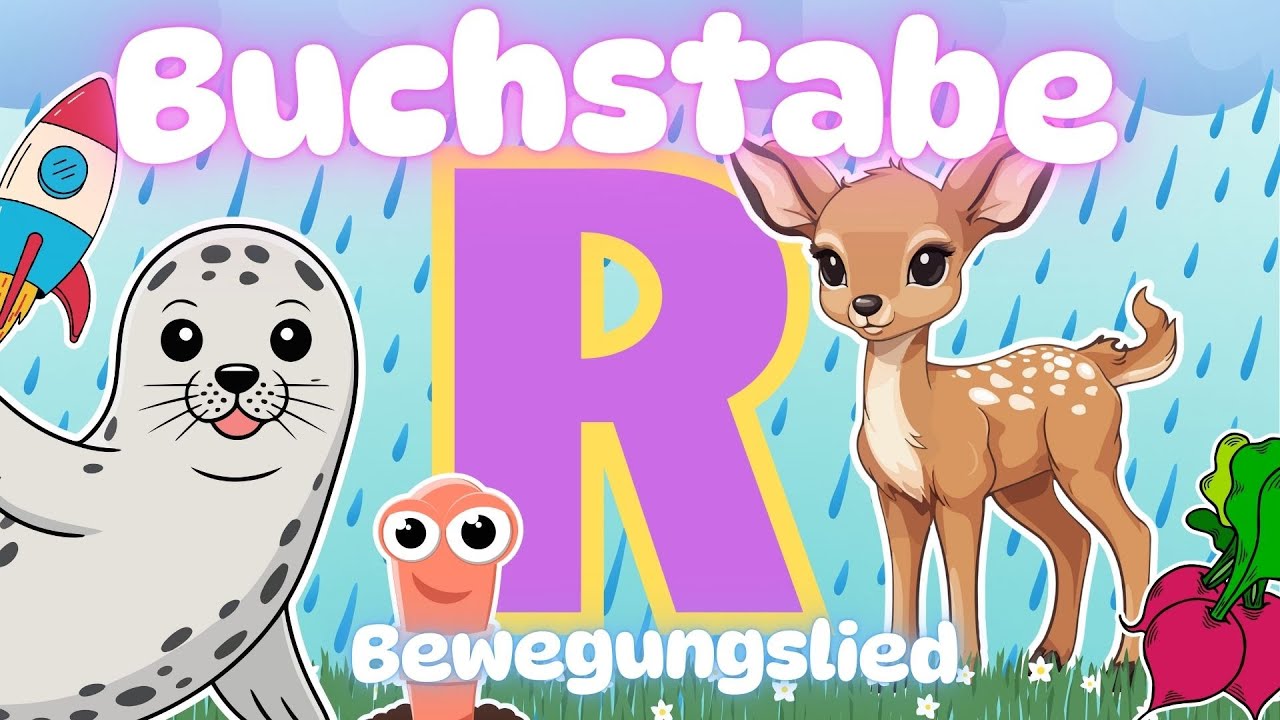 Bewegungslied R - Einführung Buchstabe R Anlautlied Buchstabeneinführung R