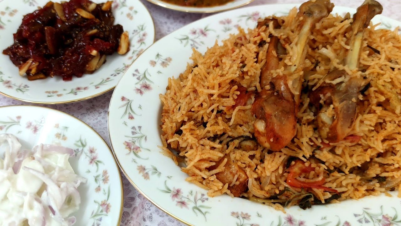 நாட்டு கோழி பிரியாணி / No Pressure Cooker & No Dum / Chicken Biriyani recipe in tamil