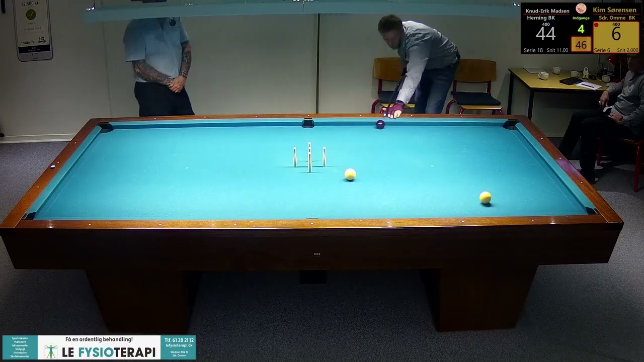 VBU-Serie Sdr. Omme Kim Sørensen VS. Herning BK Knud-Erik Madsen bord 1