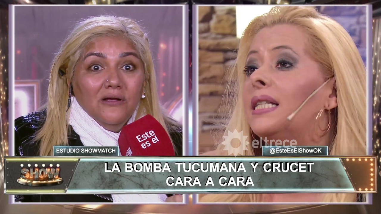 ¡Se desató una tormenta tropical! fuerte cruce entre Karina Crucet y La Bomba Tucumana