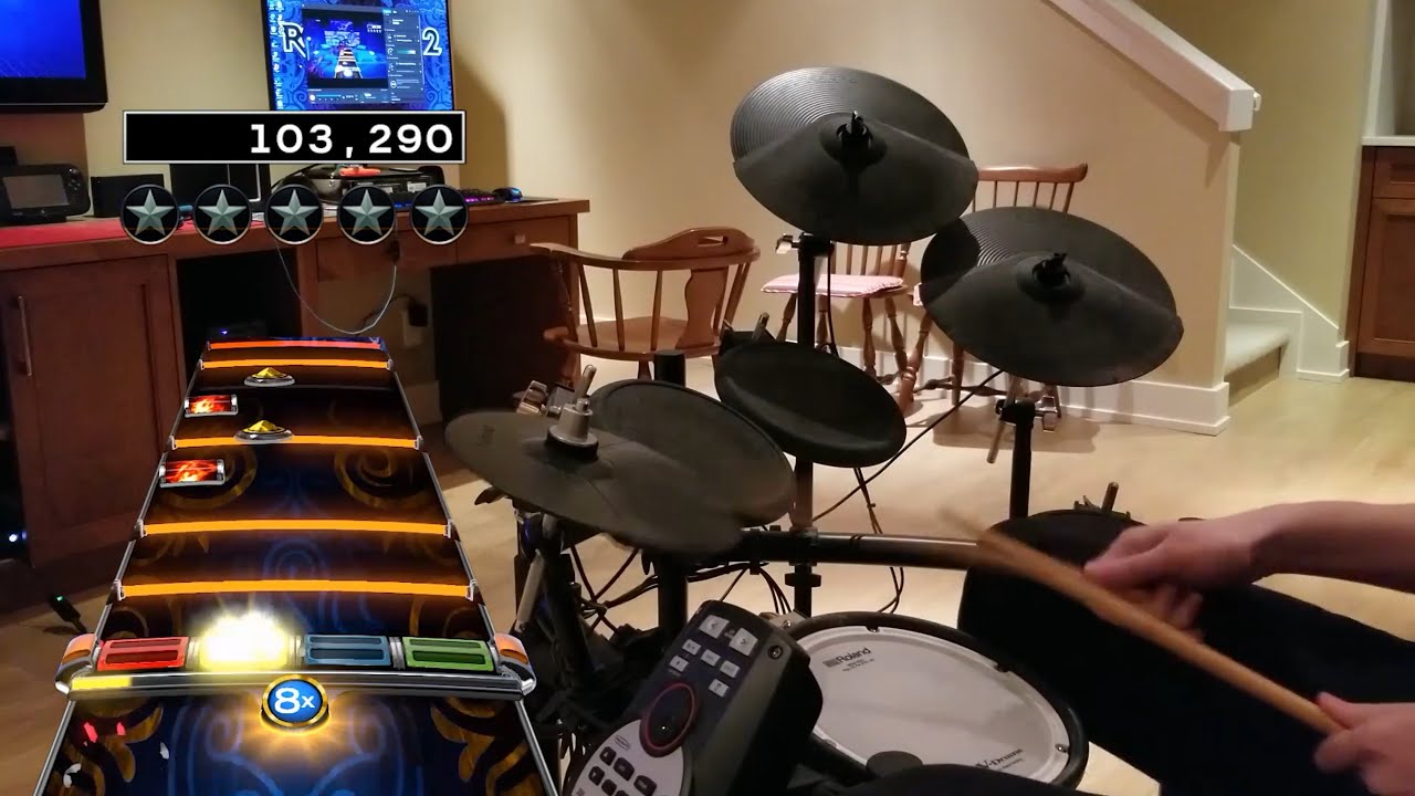 Paralyzer by Finger Eleven | Rock Band 4 Pro Drums 100% FC