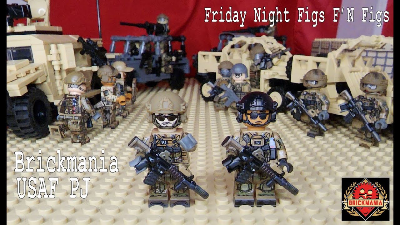 Brickmania's USAF PJ | Friday Night Figs or F'N Figs Ep. 3